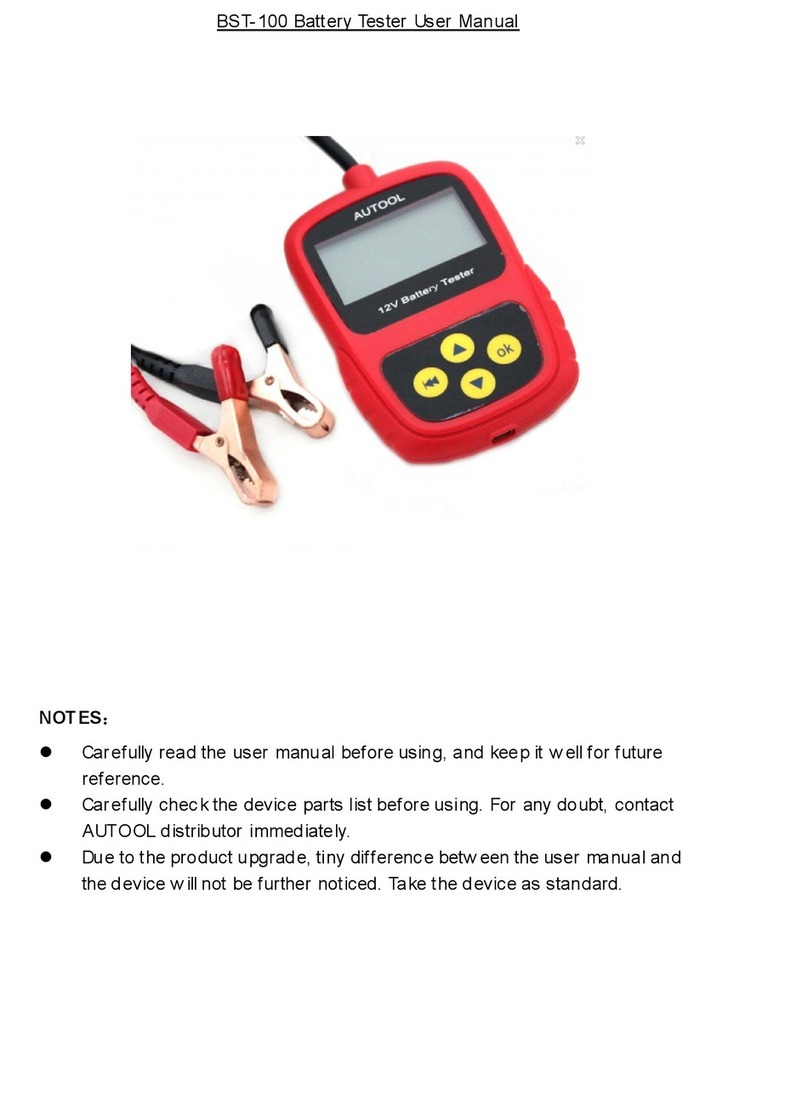 AU Tool BST-100 Manuel utilisateur