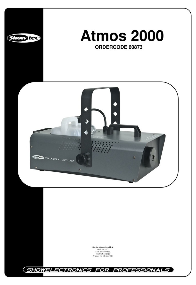 Show Tec Atmos 2000 Manuel utilisateur