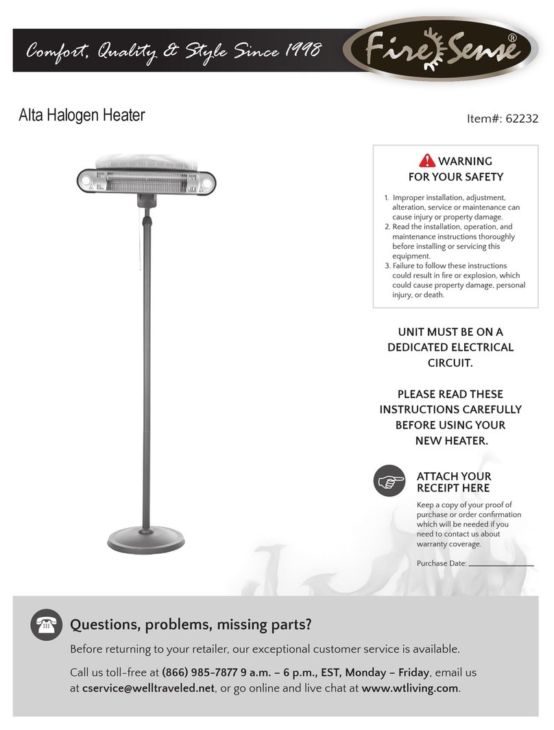 Firesense 62232 Manuel utilisateur