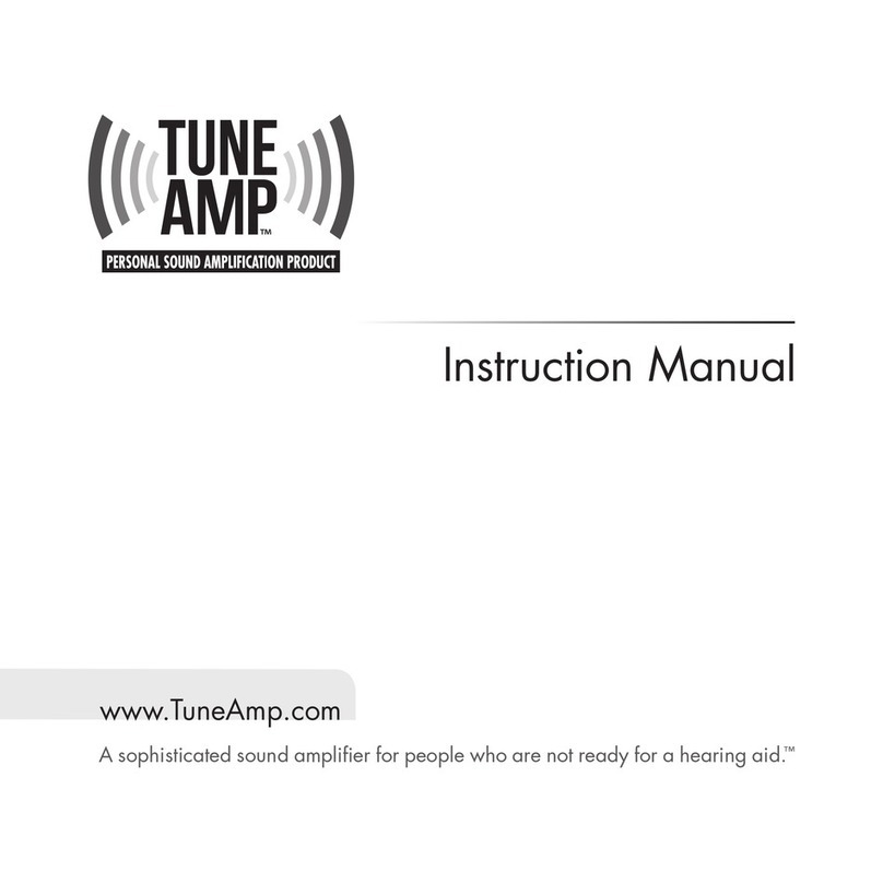 TuneAmp Focus Manuel utilisateur