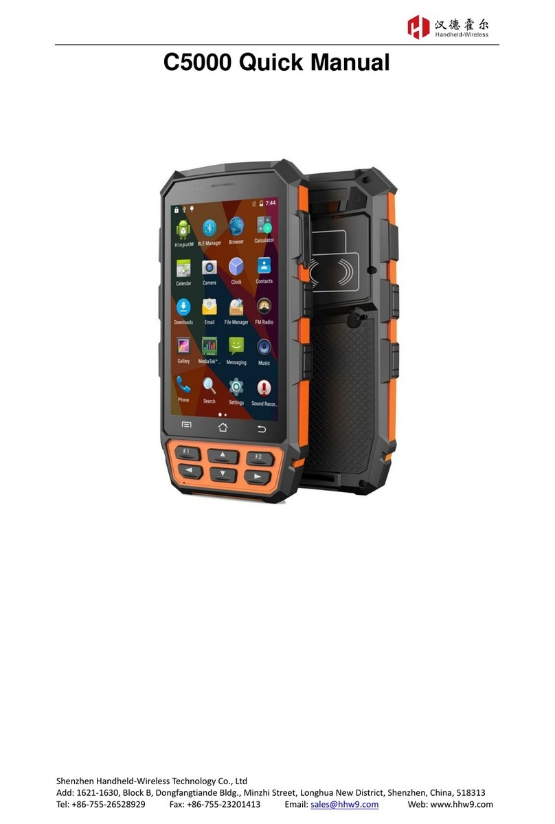 HandHeld C5000 Guide d'installation