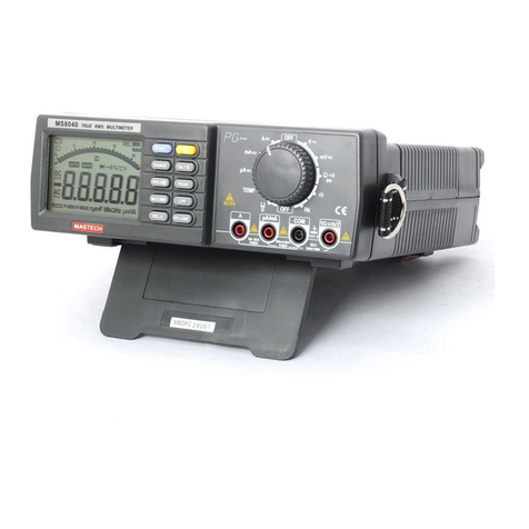 Mastech MS8040 Manuel utilisateur