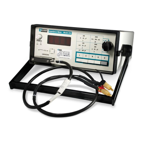 Tegam 252 Manuel utilisateur