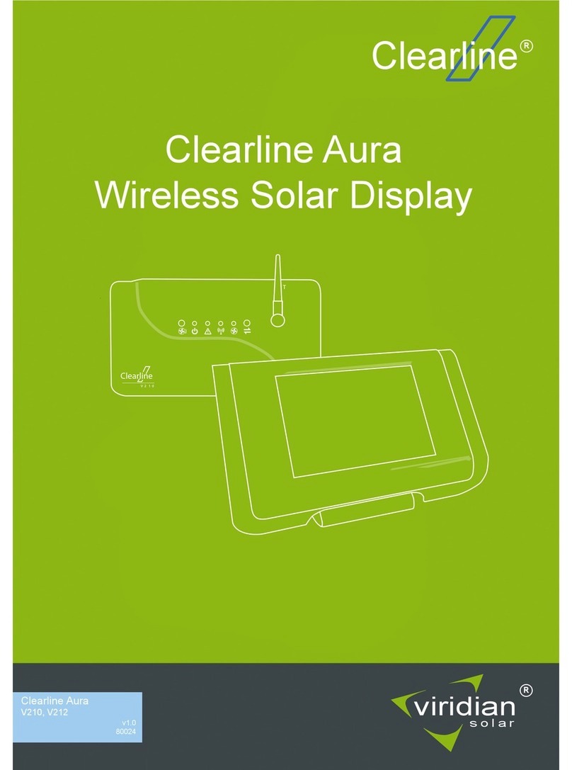 Clearline V210 Manuel utilisateur