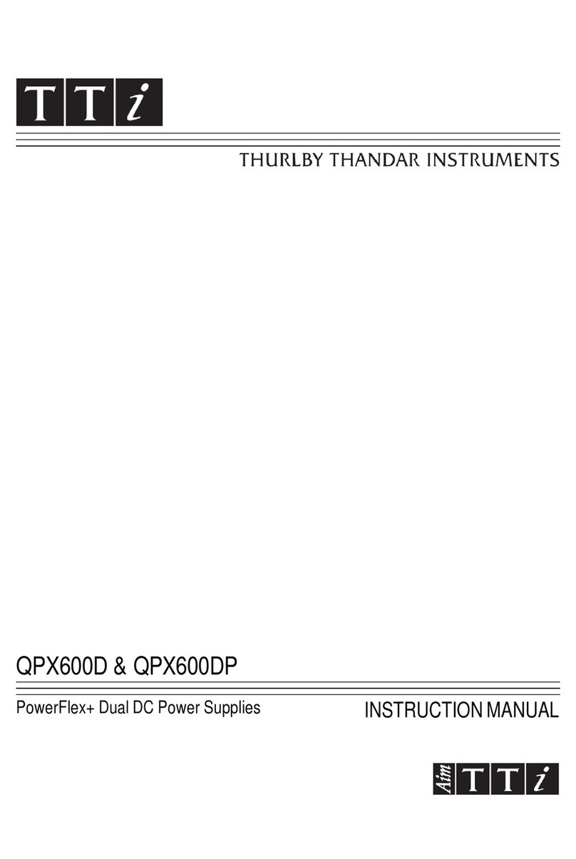 TTI QPX600D Manuel utilisateur