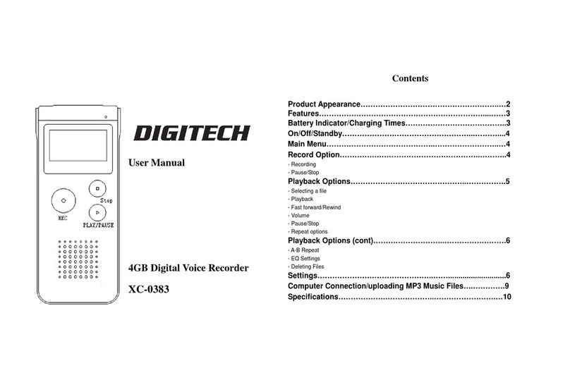 digi-tech XC-0383 Manuel utilisateur