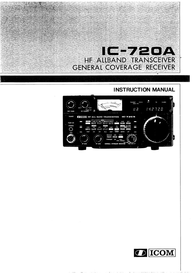 Icom IC-720A Manuel utilisateur