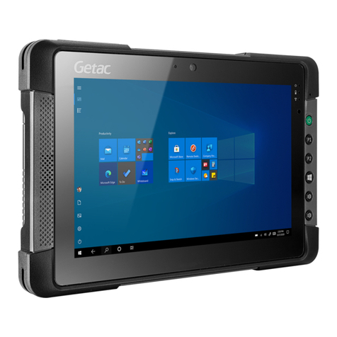 Getac T800 ANDROID Manuel utilisateur