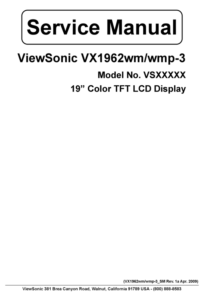 ViewSonic VX1962wm - 19" LCD Monitor Manuel utilisateur