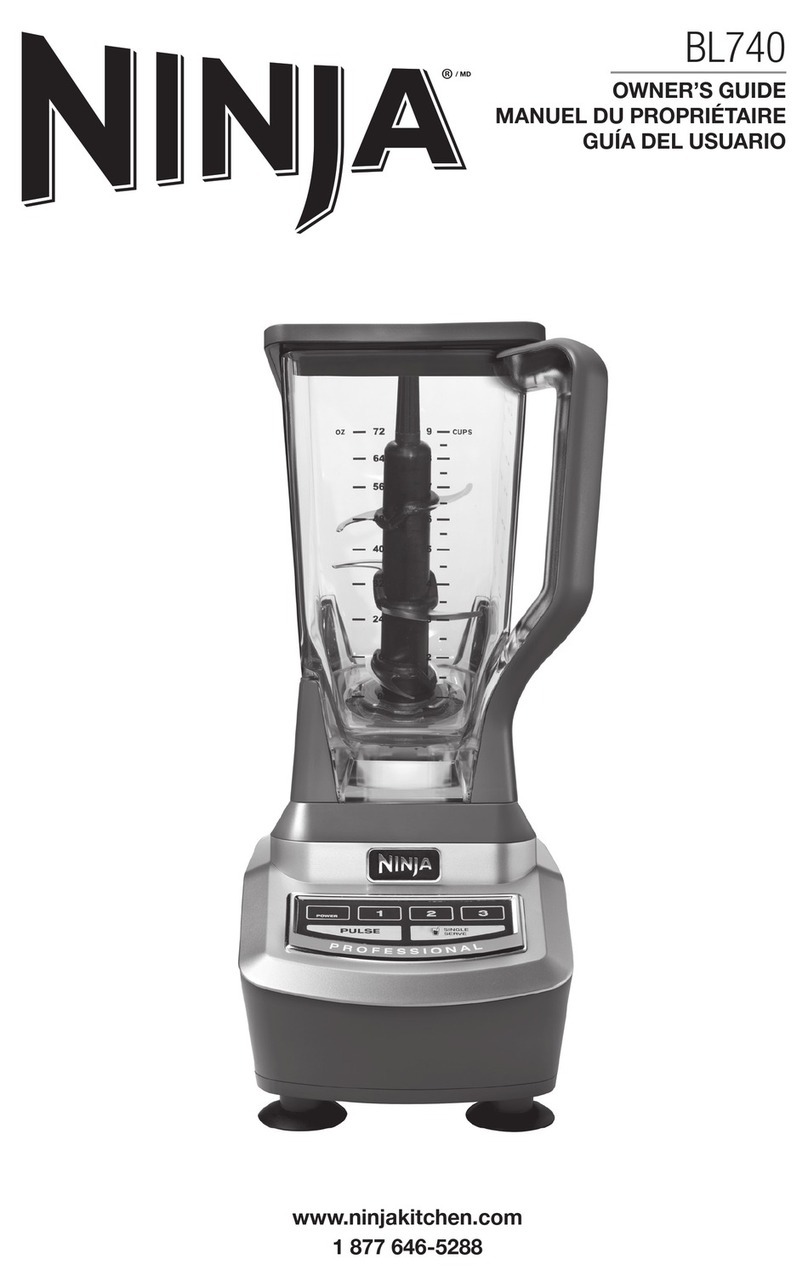 Ninja BL740 Manuel utilisateur