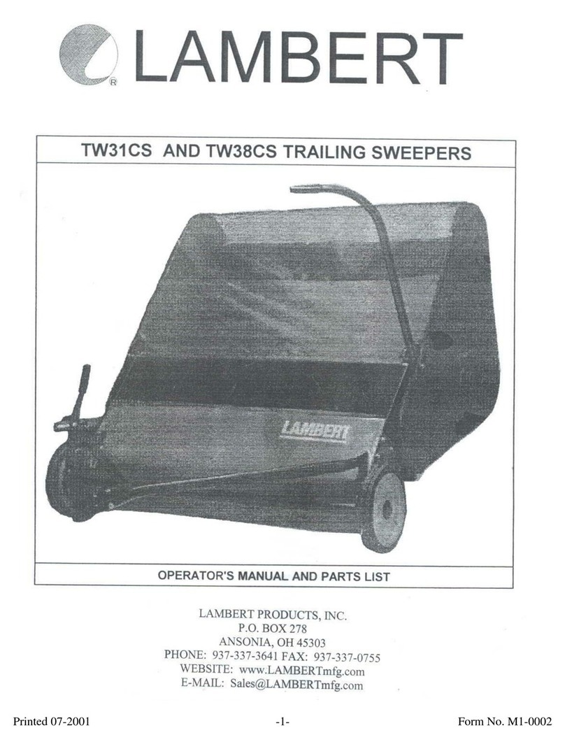 LAMBERT TW31CS Manuel utilisateur