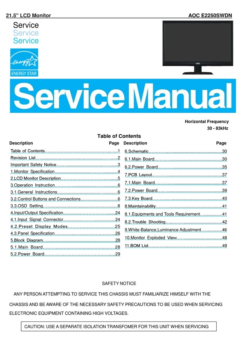 AOC e2250Swdn Manuel utilisateur