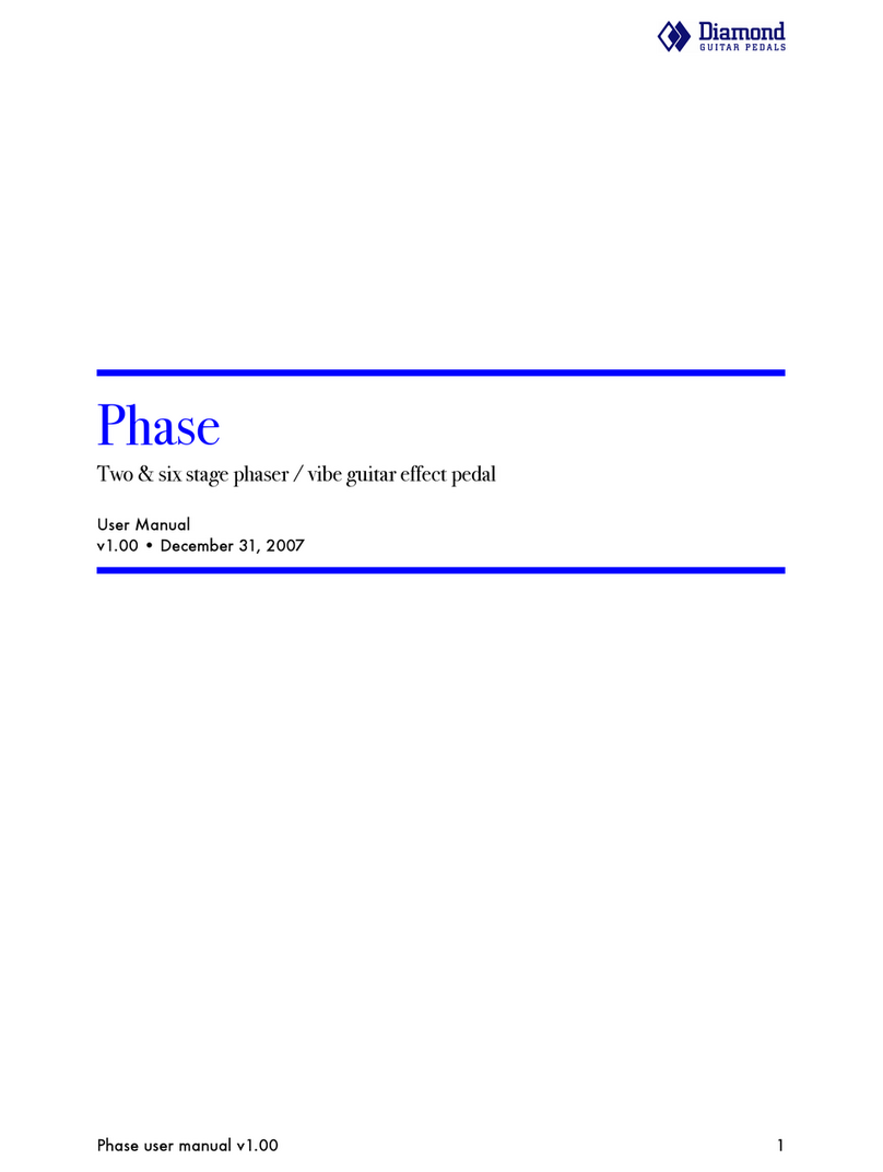 Diamond Phase Manuel utilisateur