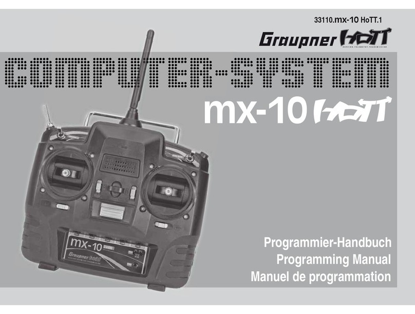 GRAUPNER MX-101 HOTT Manuel du propriétaire