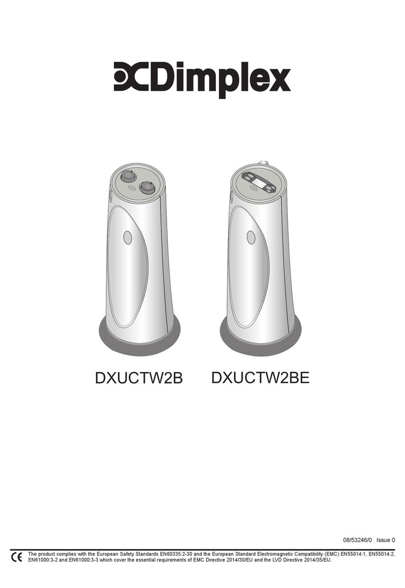 Dimplex DXUCTW2B Manuel utilisateur