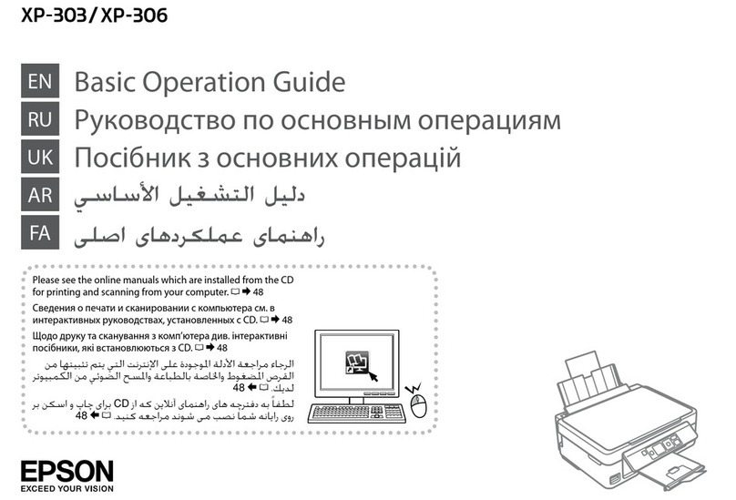 Epson XP-303 Manuel utilisateur