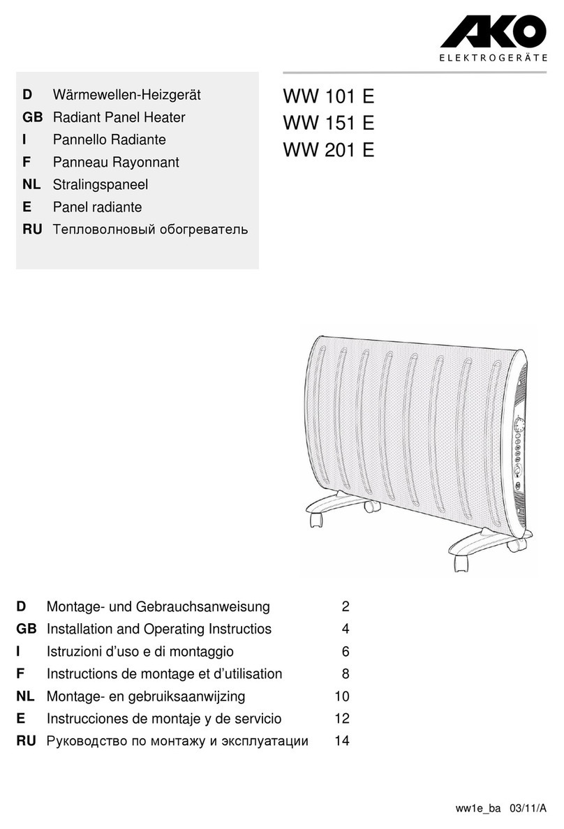 Dimplex WW 101 E Manuel utilisateur