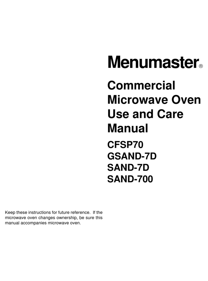 Menumaster CFSP70 Manuel utilisateur