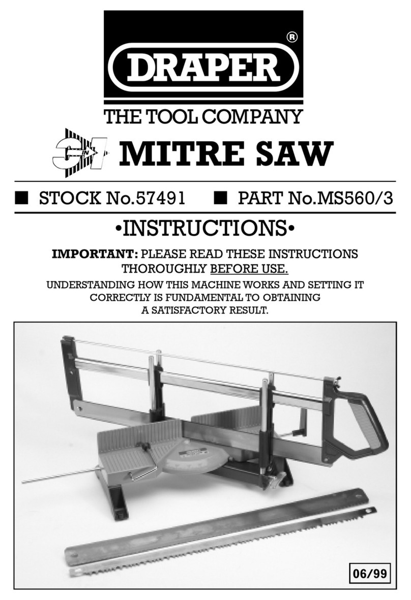 Draper MS560/3 Manuel utilisateur