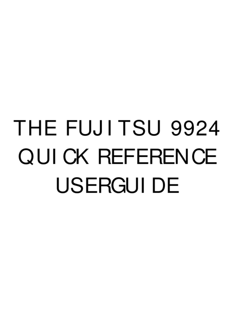 Fujitsu 9924 Manuel utilisateur