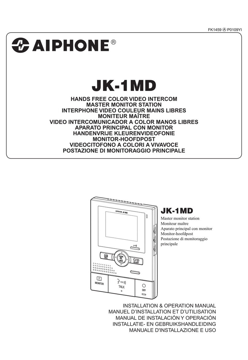 Aiphone JK-1MD Manuel utilisateur