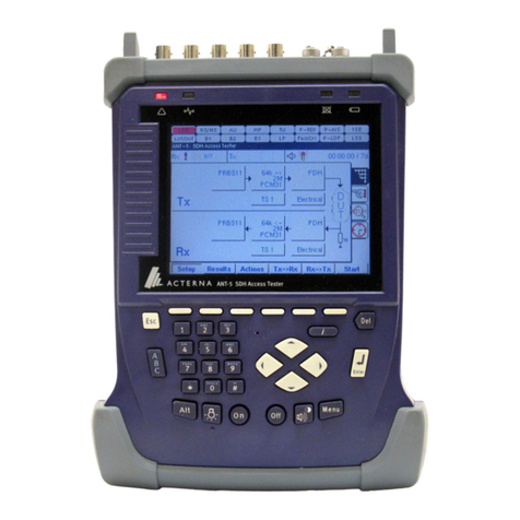 Acterna ANT-5 Manuel utilisateur