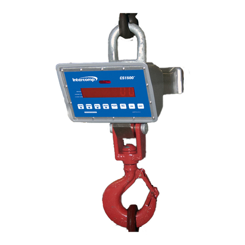 Intercomp CS1500 Manuel utilisateur