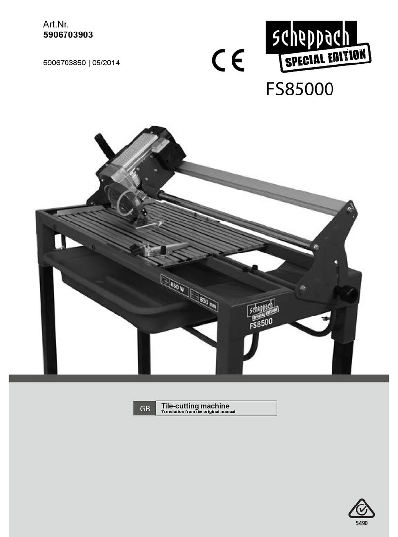 Scheppach FS85000 Manuel utilisateur