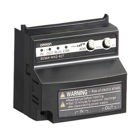 Omron 3G3AX-MX2-ECT Manuel utilisateur