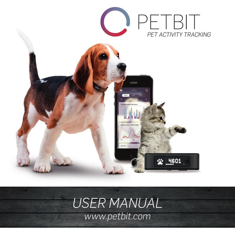 Petbit Pet Activity Tracker Manuel utilisateur