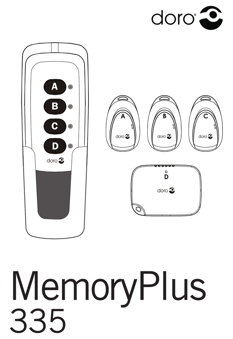 Doro MemoryPlus 335 Manuel utilisateur