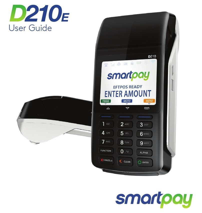 SmartPay D210E Manuel utilisateur