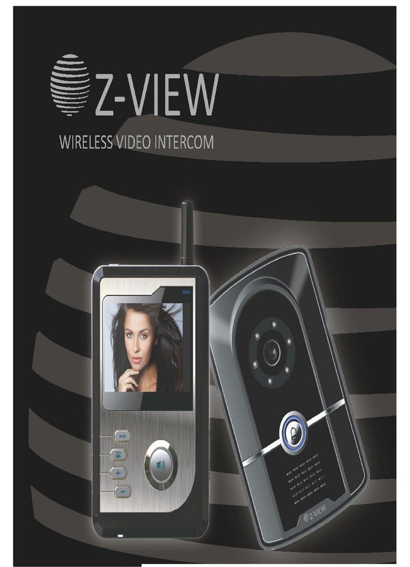 Oz-View Wireless video intercom Manuel utilisateur