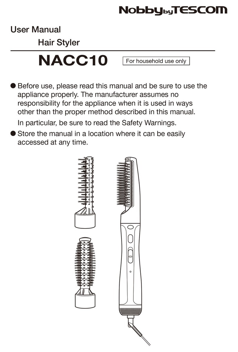Tescom NACC10 Manuel utilisateur Tescom NACC10 Manuel utilisateur