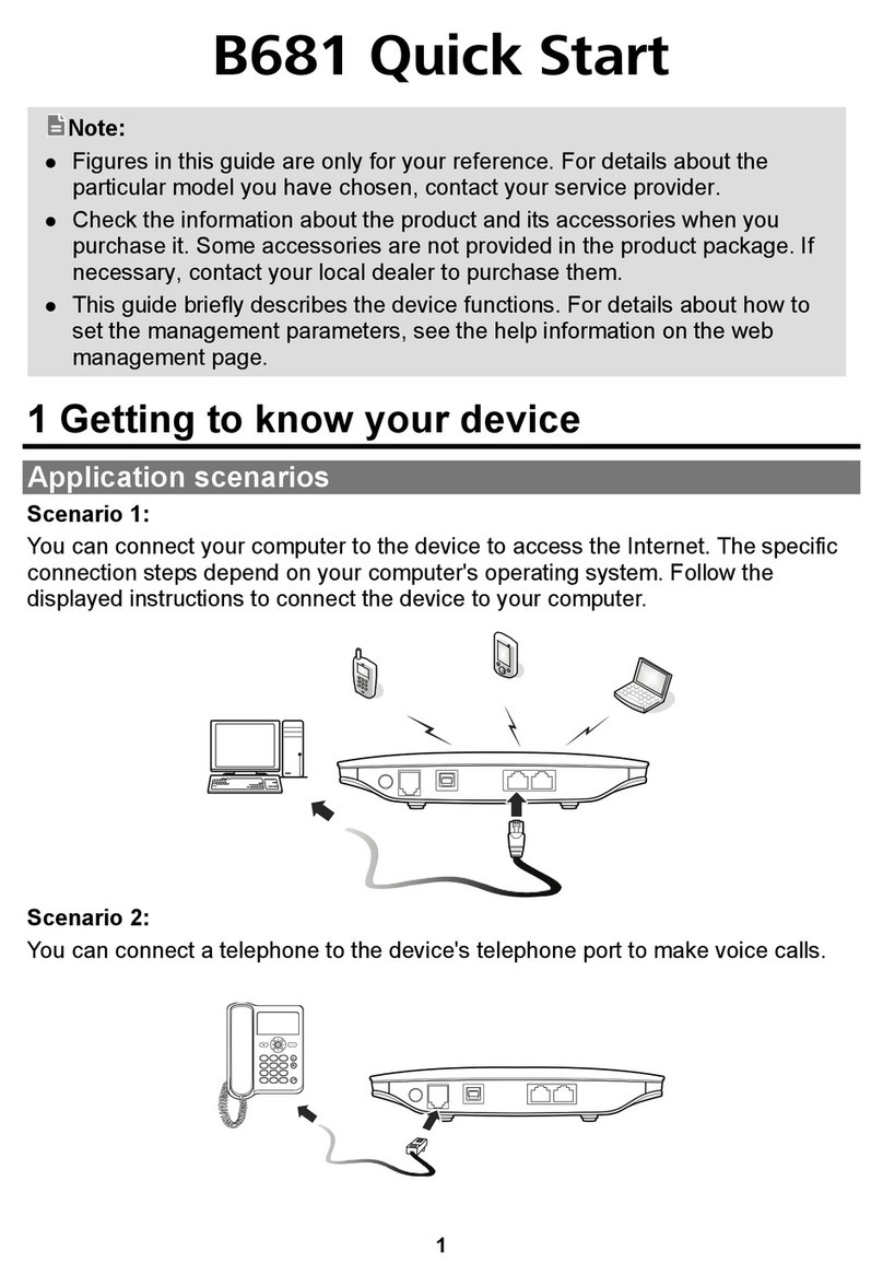 Huawei B681 Manuel de l'opérateur Huawei B681 Manuel de l'opérateur