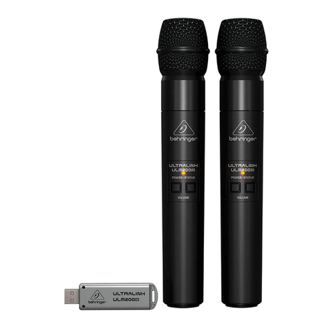 Behringer ULM200M Manuel utilisateur
