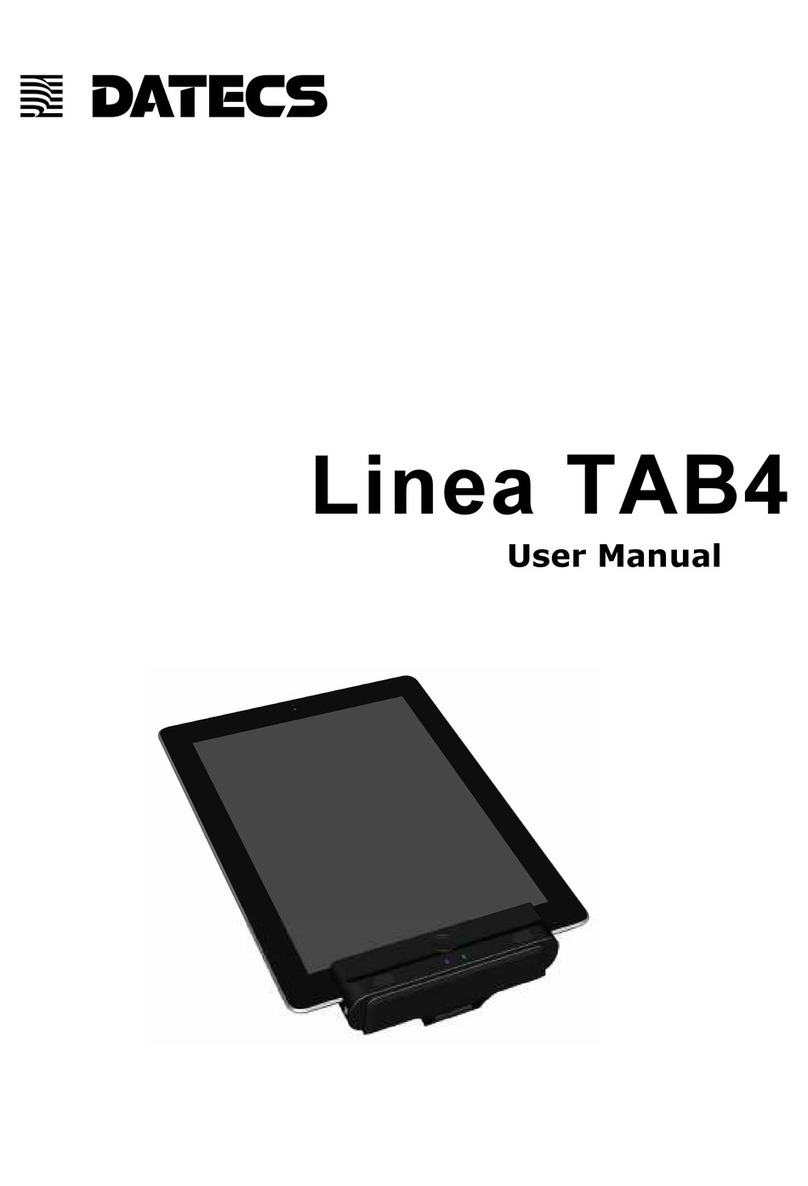 Datecs Linea TAB4 Manuel utilisateur