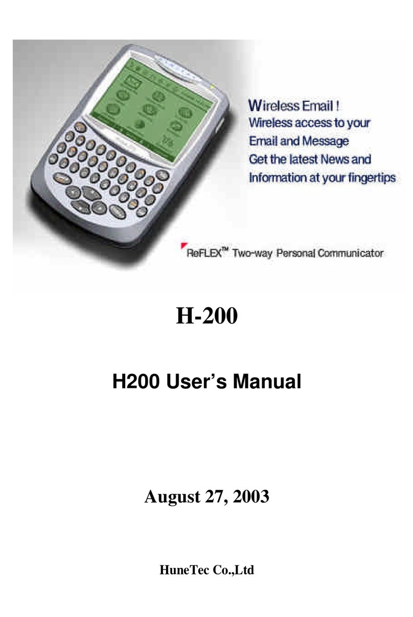 hune H-200 Manuel utilisateur