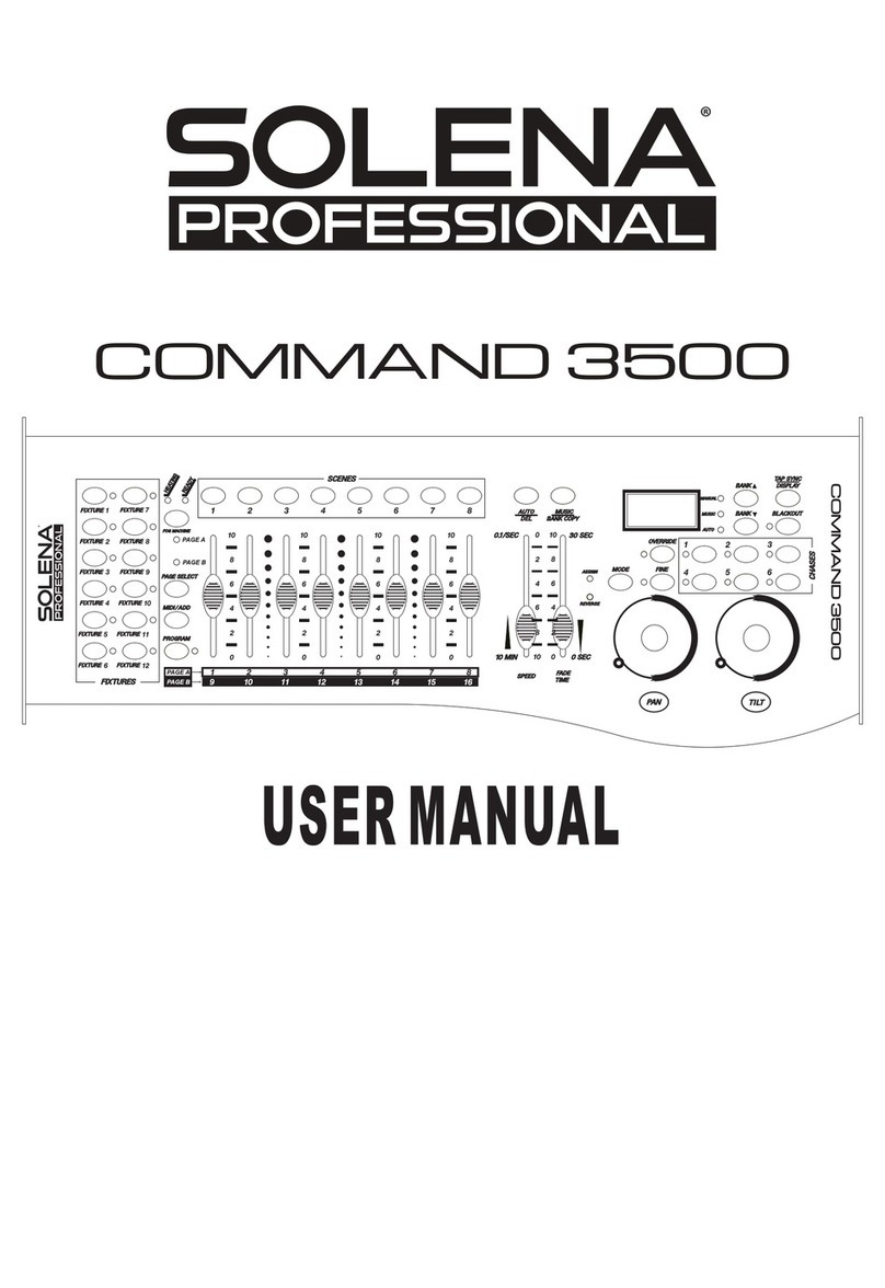 Solena COMMAND 3500 Manuel utilisateur