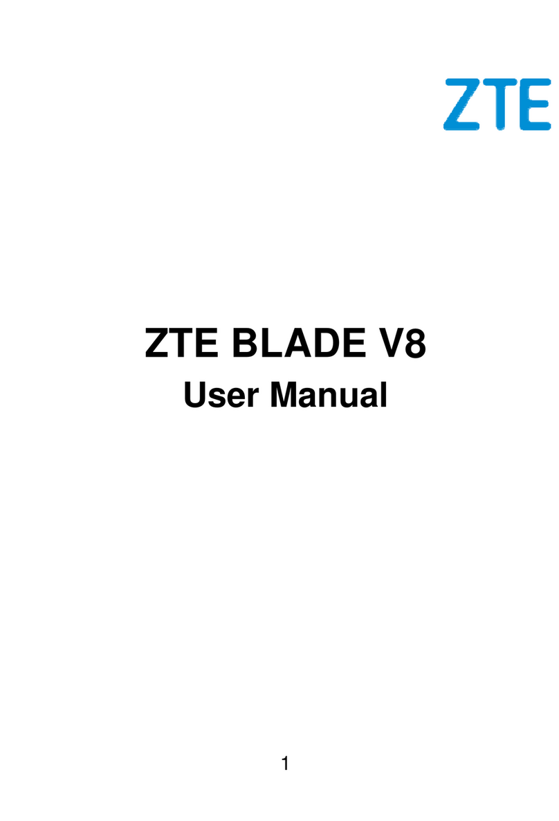 Zte Blade V8 LIite Manuel utilisateur