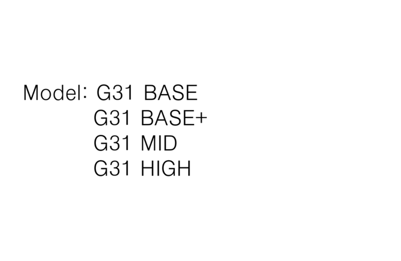 Harman G31 BASE+ Manuel utilisateur