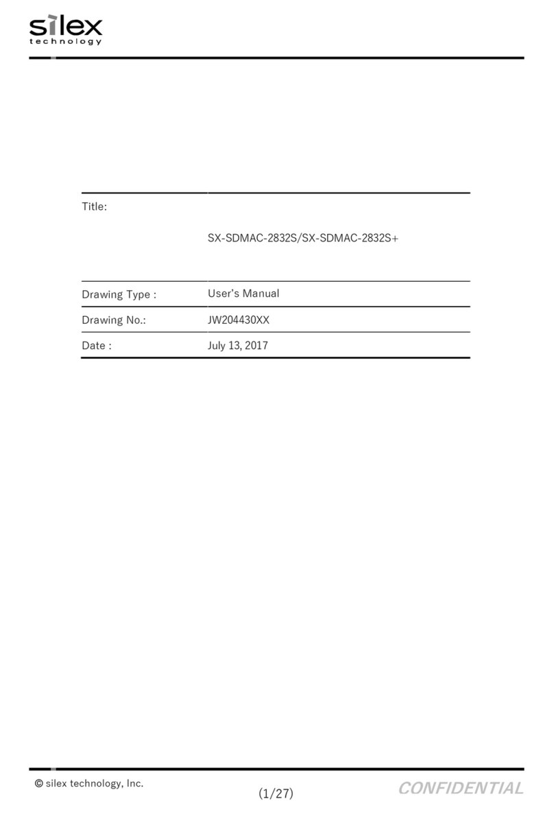 Silex technology SX-SDMAC-2832S Manuel utilisateur