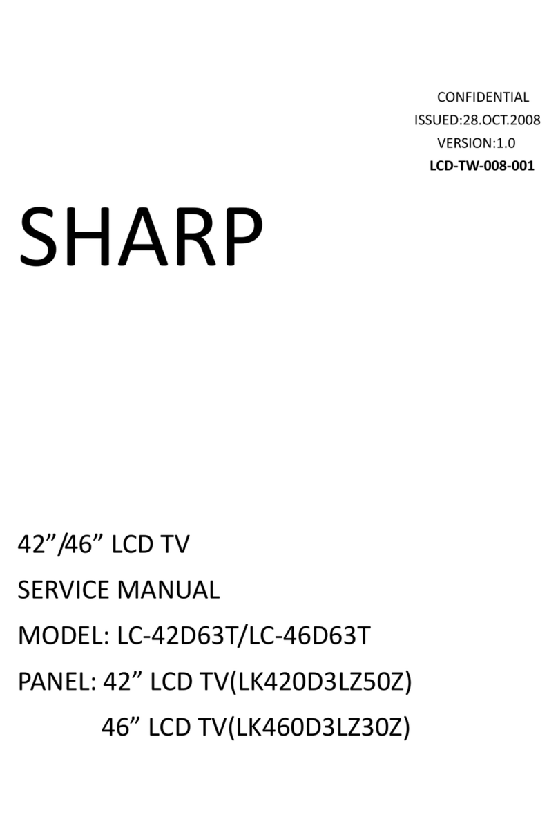 Sharp LC-42D63T Manuel utilisateur