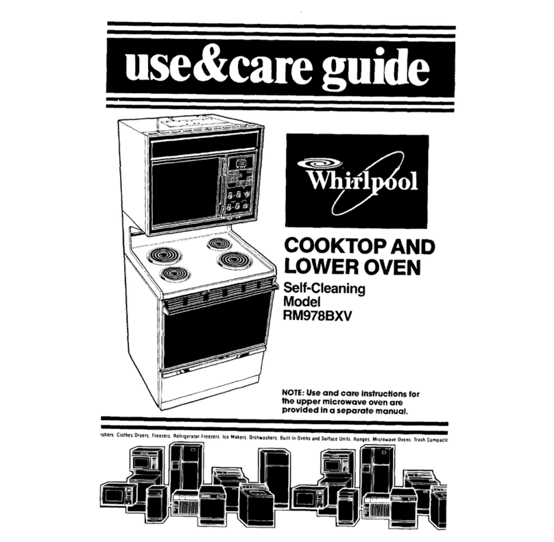 Whirlpool RM978BXV Manuel utilisateur