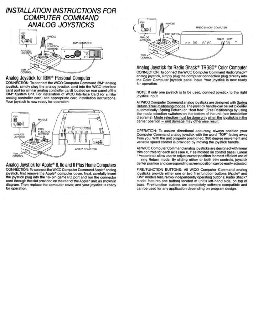 Wico Command Control Manuel utilisateur