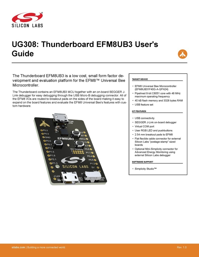 Silicon Laboratories Thunderboard EFM8UB3 Manuel utilisateur