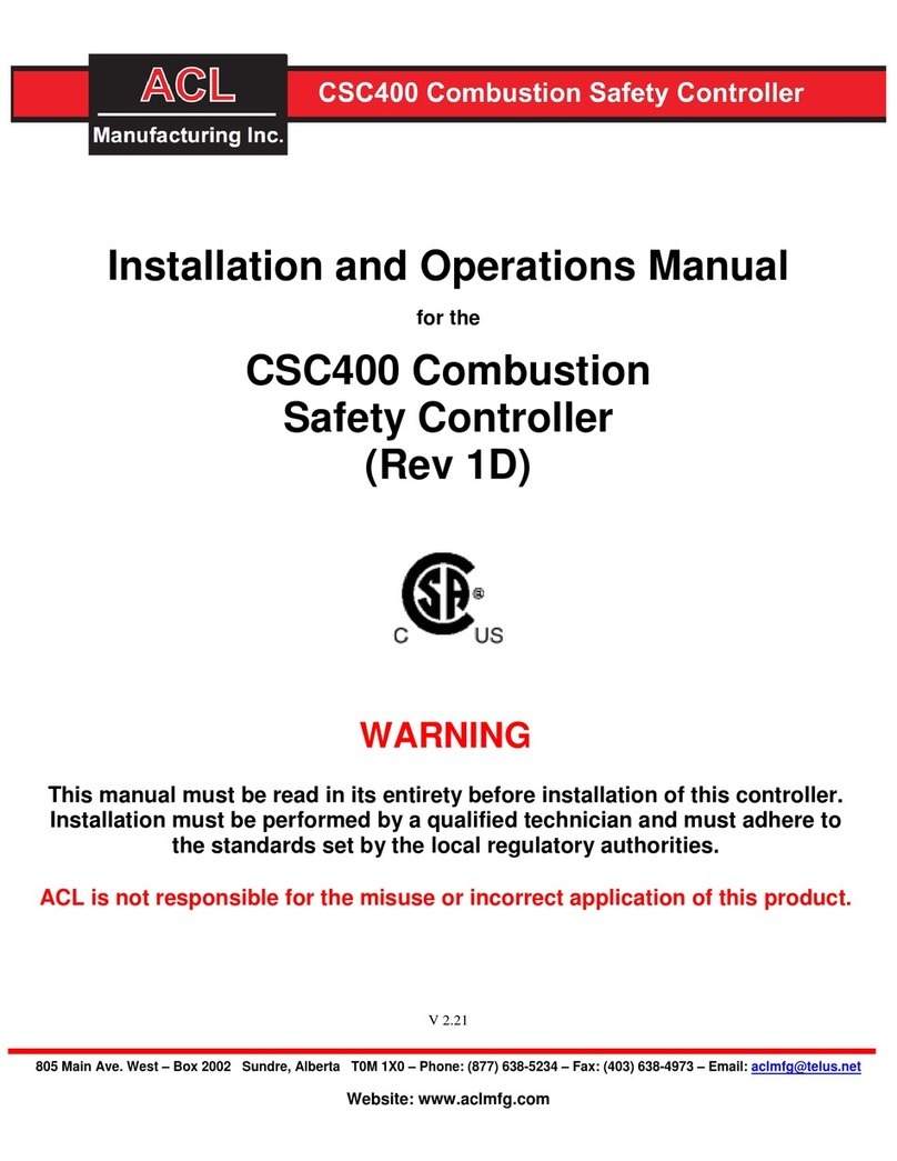 ACL CSC400 Manuel utilisateur