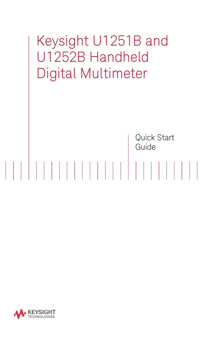 Keysight U1251B Manuel utilisateur