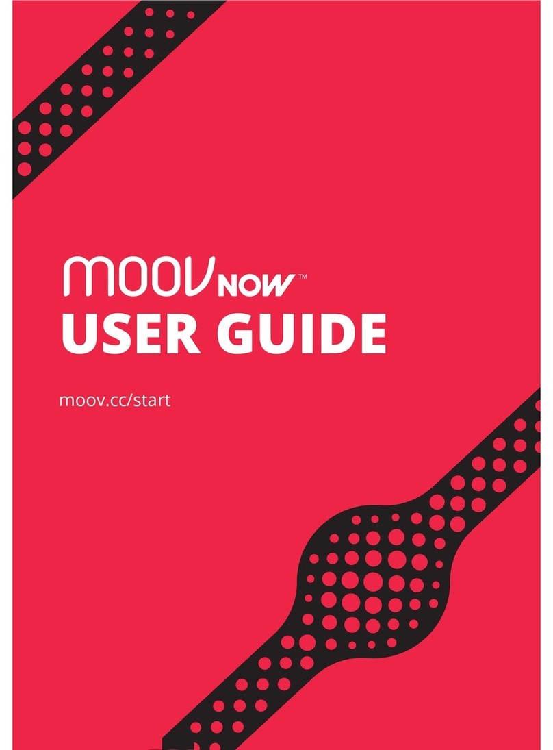 MOOV MOOV NOW Manuel utilisateur