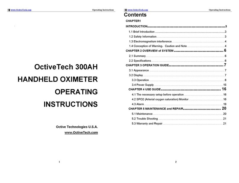OctiveTech 300AH Manuel utilisateur